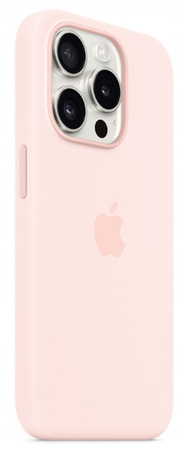 Etui Silikonowe Apple iPhone 15 Pro Light Pink MT1F3ZM/A Różowe MagSafe