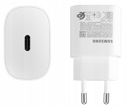 Szybka Ładowarka Sieciowa Samsung 25W Adapter Quick Charge USB-C USB TYP C