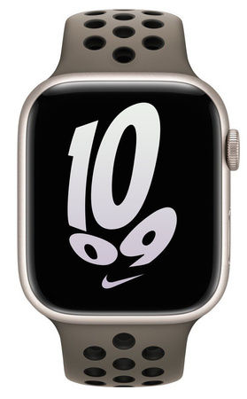 Pasek Apple Nike Sport Band 44 / 45 / 49MM MPH73ZM/A Dark Olive Czarny