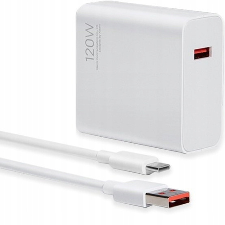 Szybka Ładowarka Sieciowa Xiaomi 120W MDY-14 + Kabel USB-C Do Redmi 11T Pro