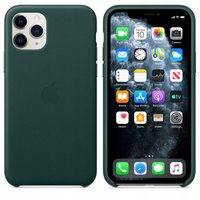 Etui Skórzane Apple iPhone 11 Pro Forest Green MWYC2ZM/A Zielony Plecki