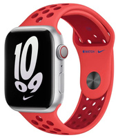 Pasek Apple Nike Sport Band 44 / 45 / 49MM MPHA3ZM/A Bright Crimson/Gym Red