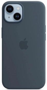 Etui Silikonowe Apple iPhone 14 Storm Blue Granatowy MW5T3ZM/A MagSafe