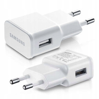 Ładowarka Sieciowa Samsung EP-TA50EWE 5V / 1,55A USB-A Adapter Biała Kostka
