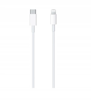 Oryginalny Kabel Apple USB-C Lightning MM0A3ZM/A A2561 Biały Do iPhone 1M