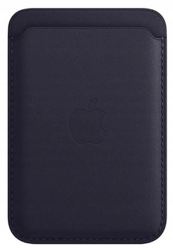 Portfel Apple Wallet Leather Ink Atramentowy MPPW3ZM/A Granatowy Skórzany