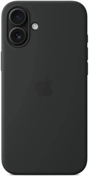 Etui Silikonowe Apple iPhone 16 Plus MYY93ZM/A Czarne Black MagSafe Plecki