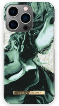 Etui Do Apple iPhone 13 Pro Ideal Of Sweden Golden Olive Marble Plecki