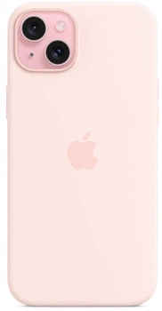 Etui Silikonowe Apple iPhone 15 Light Pink MT0U3ZM/A Różowe MagSafe Plecki