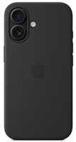 Etui Silikonowe Apple iPhone 16 Czarne Black MYY13ZM/A MagSafe Plecki