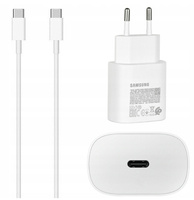 Oryginalna Szybka Ładowarka Sieciowa Samsung 25W Fast Charge + Kabel USB-C