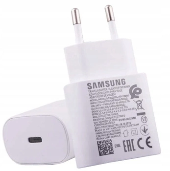 Szybka Ładowarka Sieciowa Samsung 25W Adapter Quick Charge USB-C USB TYP C