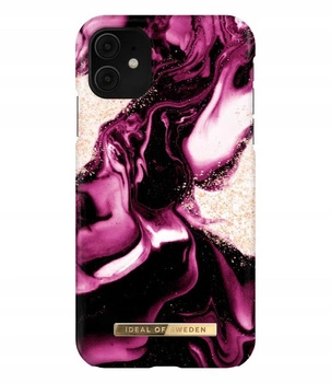 Etui Do Apple iPhone Xr / 11 Ideal Of Sweden Golden Ruby Marble Fashion