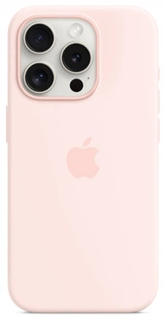 Etui Silikonowe Apple iPhone 15 Pro Light Pink MT1F3ZM/A Różowe MagSafe