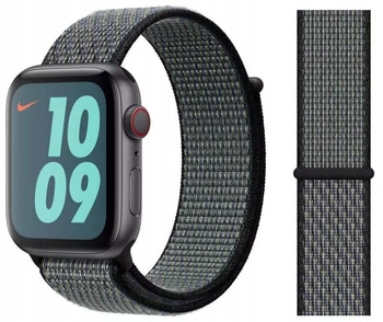 Pasek Apple Nike Sport Loop 44 / 45 / 49MM MXN52ZM/A Indygo Limetka Nylon
