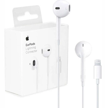 Słuchawki Apple Earpods Lightning MMTN2ZM/A Douszne iPhone 12 / 13 / 14 Pro