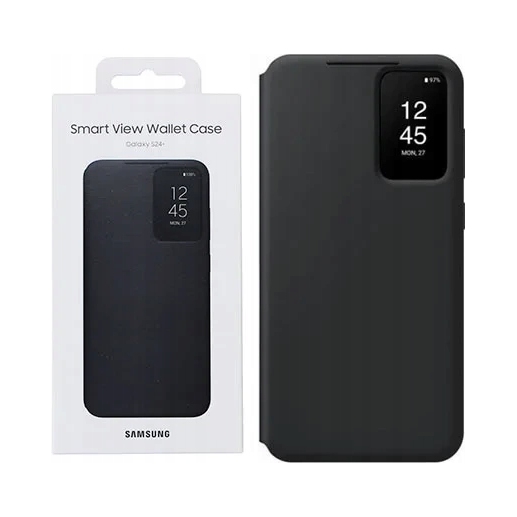 Etui Samsung Galaxy S24+ Plus Smart View Wallet Case Pokrowiec Czarny
