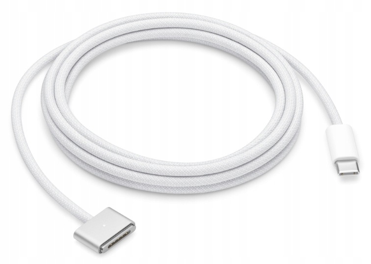 Kabel Przewód Apple USB-C Na MagSafe 3 MW613ZM/A Silver Srebrny Złącze 2M