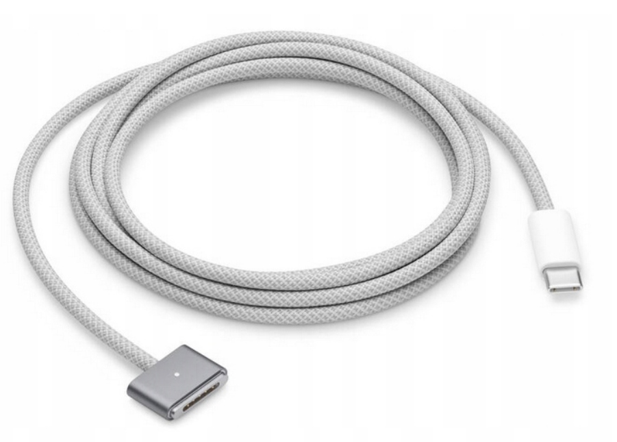 Kabel Przewód Apple USB-C Na MagSafe 3 MPL23ZM/A Space Grey Szary Złącze 2M