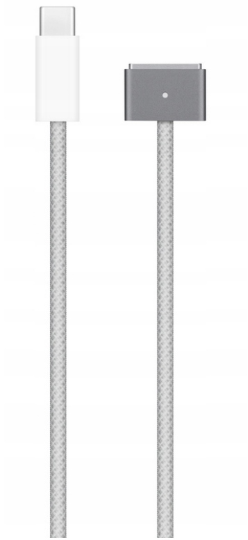 Kabel Przewód Apple USB-C Na MagSafe 3 MPL23ZM/A Space Grey Szary Złącze 2M