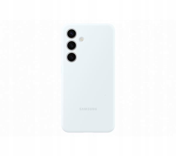 Oryginalne Etui Silikonowe Samsung Galaxy S24 Białe Silicone Case Plecki