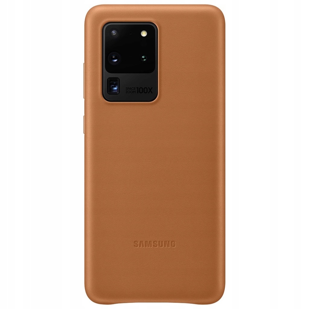 Skórzane Etui Samsung Galaxy S20 Ultra Brązowe Leather Case EF-VG988LAEGEU