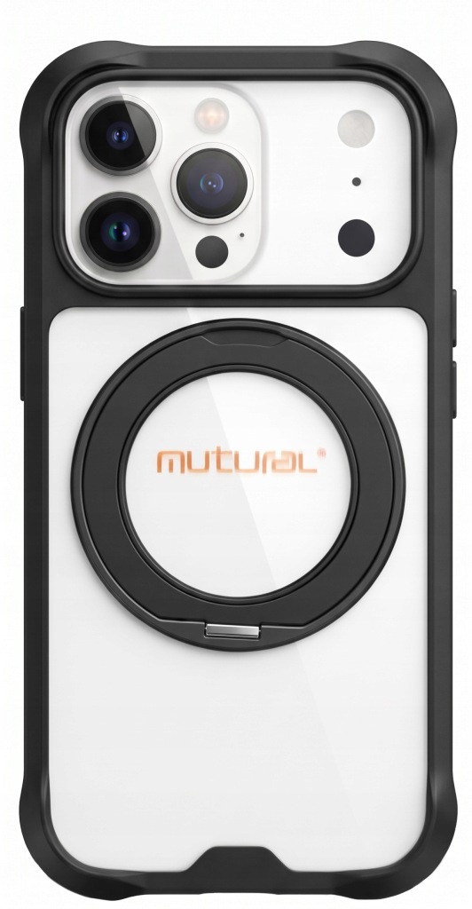 Etui Mutural Obsidian MagSafe Do Apple iPhone 18 Pro / 17 Pro Czarne Black