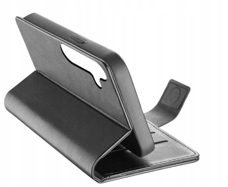Etui z Klapką Book Case Do Samsung Galaxy S25 Pokrowiec Czarny Cellularline