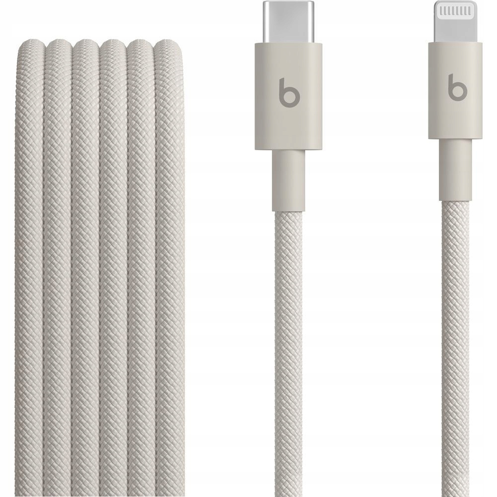 Kabel Apple Beats USB typ C - Lightning 1,5M Beżowy Stone Nylonowy Pleciony
