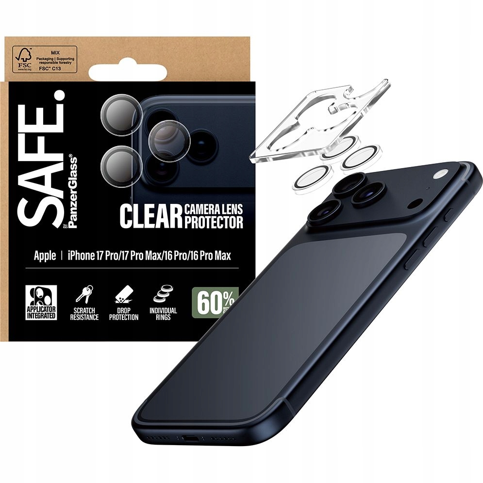 Mocne Szkło Hartowane PanzerGlass Na Aparat Apple iPhone 18 / 17 Pro Max