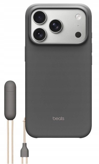 Etui Apple Beats Kickstand Do iPhone 17 Pro Szafirowy Szary MagSafe Case