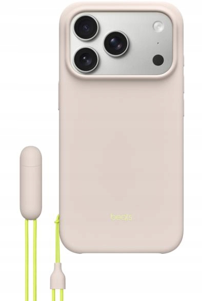 Etui Beats Kickstand Do Apple iPhone 17 Pro Boksytowy Beżowy MagSafe Case