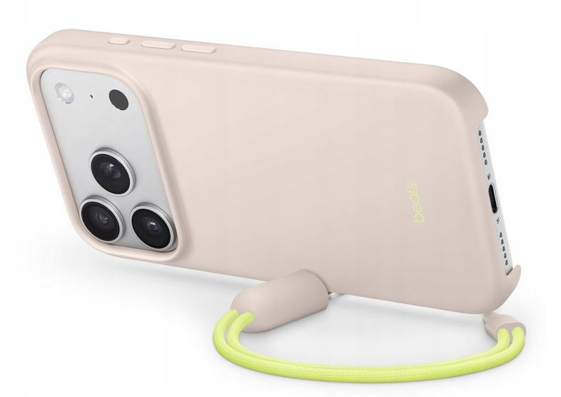 Etui Beats Kickstand Do Apple iPhone 17 Pro Boksytowy Beżowy MagSafe Case