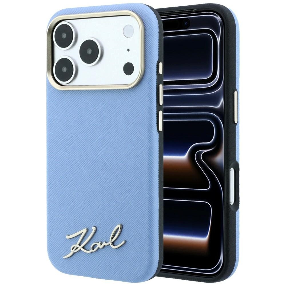 Etui Karl Lagerfeld do Apple iPhone 17 Pro / 18 Pro MagSafe Light Blue