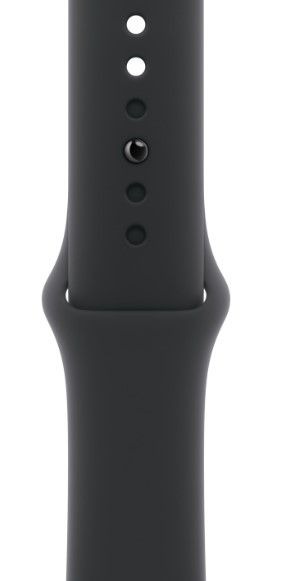 Pasek Silikonowy Apple Watch 40MM S/M MAX94ZM/A Midnight Sport Band Czarny