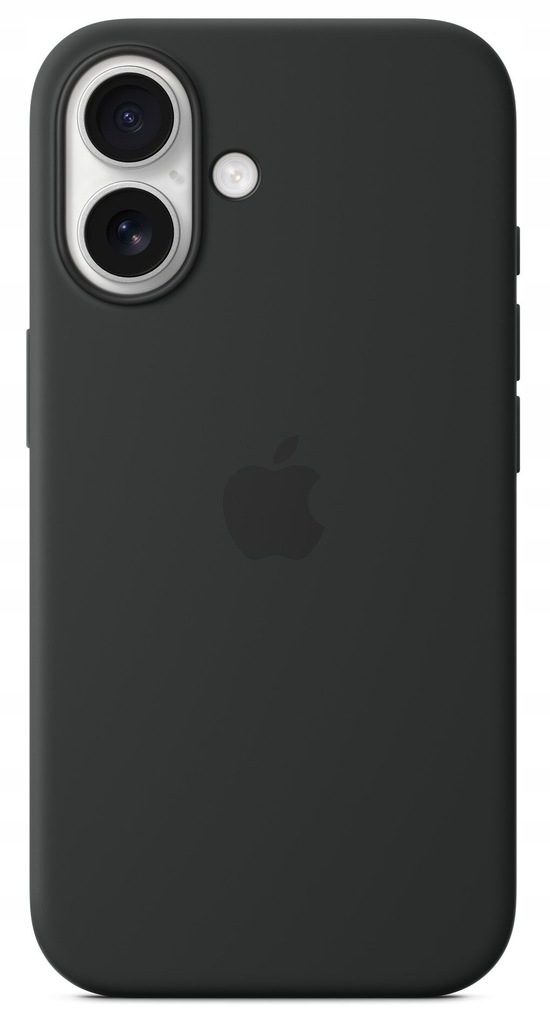 Etui Silikonowe Apple iPhone 16 Czarne Black MYY13ZM/A MagSafe Plecki