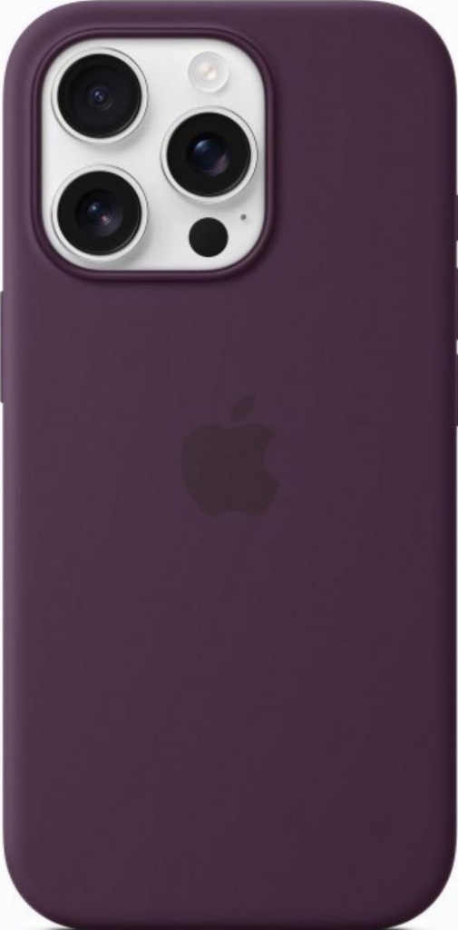 Etui Silikonowe Apple iPhone 16 Pro Bordowe Plum Wiśnia MYYM3ZM/A MagSafe
